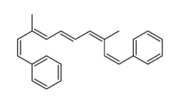 (3,8-dimethyl-10-phenyldeca-1,3,5,7,9-pentaenyl)benzene Structure