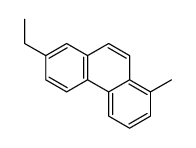 7-ethyl-1-methylphenanthrene结构式
