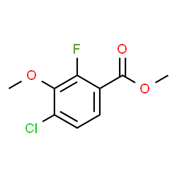 Methyl 4-chloro-2-fluoro-3-methoxybenzoate structure