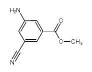 3-氨基-5-氰基苯甲酸甲酯结构式