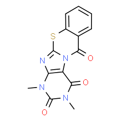 6H-Purino[8,7-b][1,3]benzothiazine-2,4,6(1H,3H)-trione,1,3-dimethyl-结构式