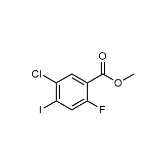 Methyl 5-chloro-2-fluoro-4-iodobenzoate Structure