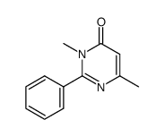3,6-Dimethyl-2-phenylpyrimidin-4(3H)-one结构式