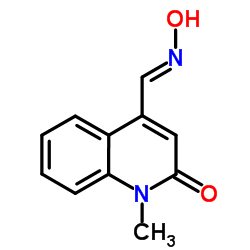 4-[(E)-(Hydroxyimino)methyl]-1-methyl-2(1H)-quinolinone Structure