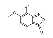 4-bromo-5-methoxy-benzo[1,2,5]oxadiazole 1-oxide Structure