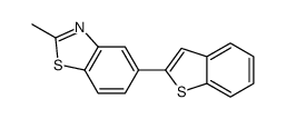 5-(1-benzothiophen-2-yl)-2-methyl-1,3-benzothiazole Structure