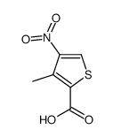 2-Thiophenecarboxylicacid,3-methyl-4-nitro-(9CI)结构式