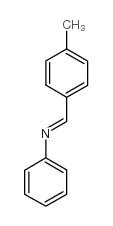 n-(p-methylbenzylidene)aniline Structure
