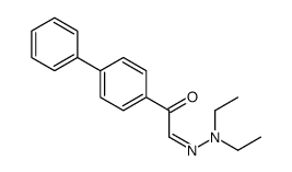 Glyoxal, biphenylyl-, diethyl hydrazone picture