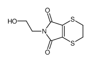 6-(2-hydroxyethyl)-2,3-dihydro-[1,4]dithiino[2,3-c]pyrrole-5,7-dione Structure