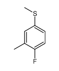 Benzene, 1-fluoro-2-methyl-4-(methylthio)- (9CI)结构式