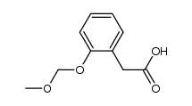 α-(methoxymethoxy)phenyl acetic acid结构式