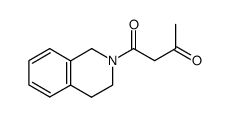 1-(3,4-dihydroisoquinolin-2(1H)-yl)butane-1,3-dione结构式
