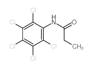 Propanamide,N-(2,3,4,5,6-pentachlorophenyl)- structure
