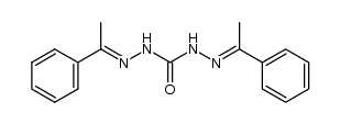 bis-(1-phenyl-ethylidene)-carbonohydrazide Structure