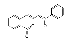 3-(2-nitrophenyl)-N-phenylprop-2-en-1-imine oxide Structure