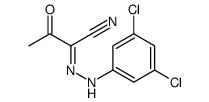 N-(3,5-dichloroanilino)-2-oxopropanimidoyl cyanide结构式