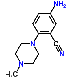 5-Amino-2-(4-methylpiperazin-1-yl)benzonitrile picture