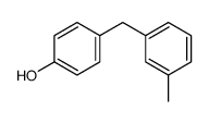 4-[(3-methylphenyl)methyl]phenol结构式