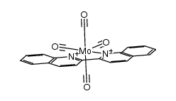 Mo(CO)4(biquinoline)结构式