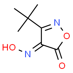 4,5-Isoxazoledione,3-(1,1-dimethylethyl)-,4-oxime(9CI) Structure