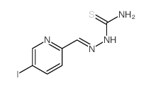 Hydrazinecarbothioamide,2-[(5-iodo-2-pyridinyl)methylene]- Structure