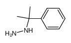 (2-phenylpropan-2-yl)hydrazine结构式