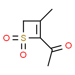 Ketone, methyl 3-methyl-2H-thiet-4-yl, S,S-dioxide (8CI)结构式