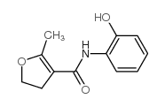 N-(2-hydroxyphenyl)-2-methyl-4,5-dihydrofuran-3-carboxamide structure