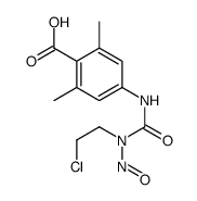 4-[3-(2-Chloroethyl)-3-nitrosoureido]-2,6-dimethylbenzoic acid Structure