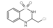 2h-1,2,4-benzothiadiazine, 3-(chloromethyl)-3,4-dihydro-, 1,1-dioxide (9ci) picture