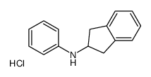 (2,3-dihydro-1H-inden-2-yl)(phenyl)ammonium chloride结构式