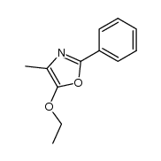 2-phenyl-4-methyl-5-ethoxy-1,3-oxazole结构式