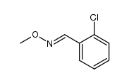 2-Chlorobenzaldehyde O-methyl oxime structure