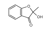 2-hydroxy-2-methylbenzofuran-3(2H)-one结构式