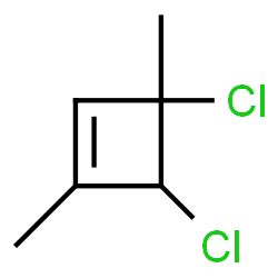 Cyclobutene, 3,4-dichloro-1,3-dimethyl- (9CI) Structure