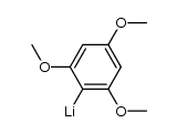 1-lithium-2,4,6-trimethoxybenzene Structure