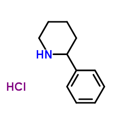 2-Phenylpiperidine hydrochloride (1:1) Structure