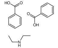 benzoic acid,N-ethylethanamine Structure