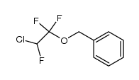 benzyl 2-chloro-1,1,2-trifluoroethyl ether结构式