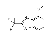 4-METHOXY-2-(TRIFLUOROMETHYL)BENZOTHIAZOLE结构式