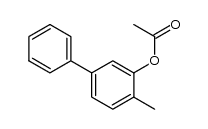 3-Acetoxy-4-methylbiphenyl结构式