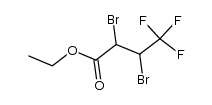 ethyl 2,3-dibromo-4,4,4-trifluorobutenoate结构式