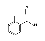 Benzeneacetonitrile, 2-fluoro-alpha-(methylamino)- (9CI) picture