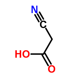 Cyanoacetic acid structure