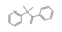 dimethyl(2-pyridyl)(α-styryl)silane结构式