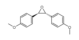 trans-2,3-Bis(4-methoxyphenyl)oxirane Structure