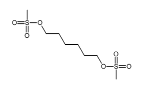1,6-Bis(mesyloxy)hexane Structure