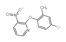 2-(4-chloro-2-methylphenoxy)-3-nitropyridine Structure