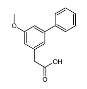 5-Methoxy-3-biphenylacetic acid结构式